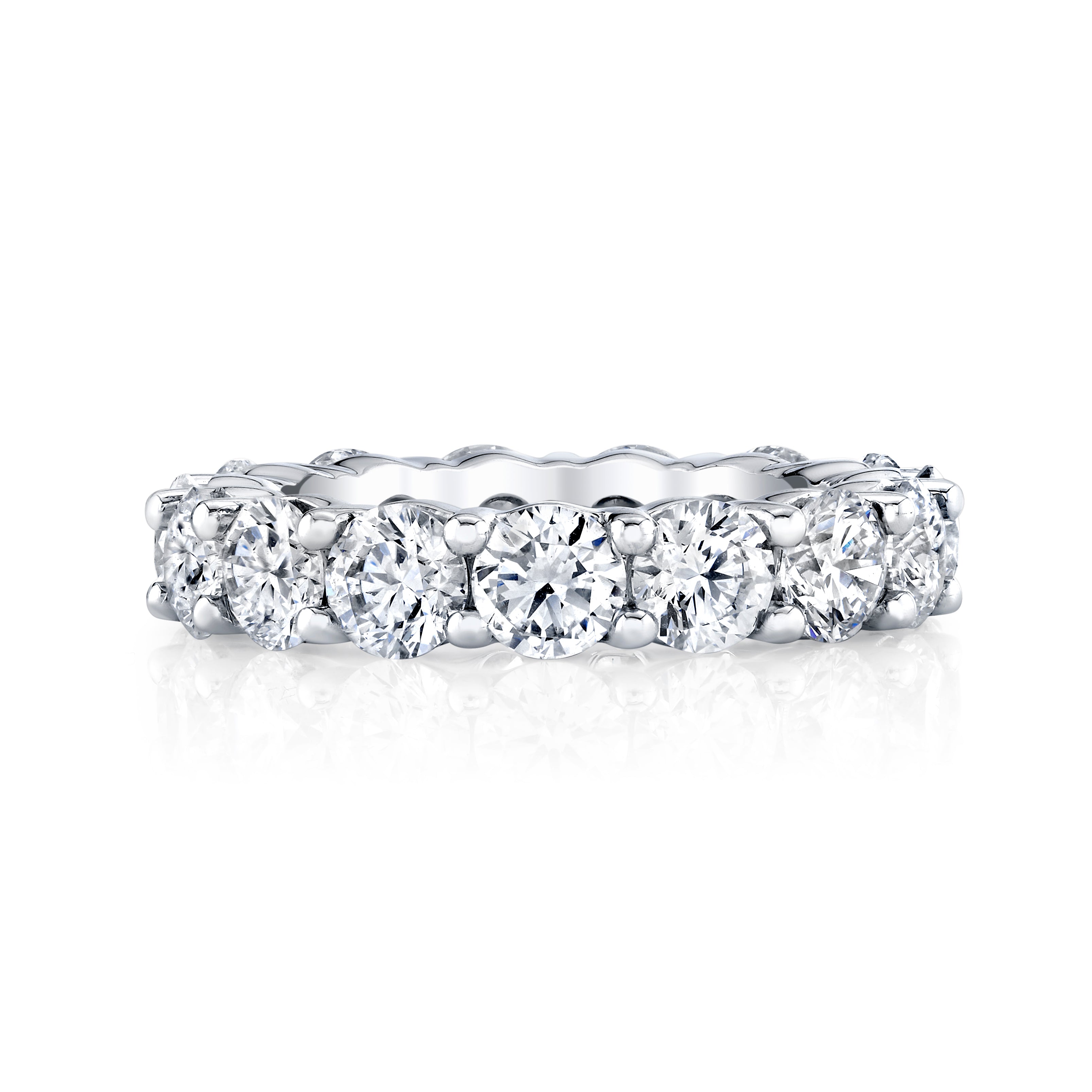 Round Cut Diamond Eternity Band