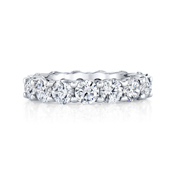 Round Cut Diamond Eternity Band