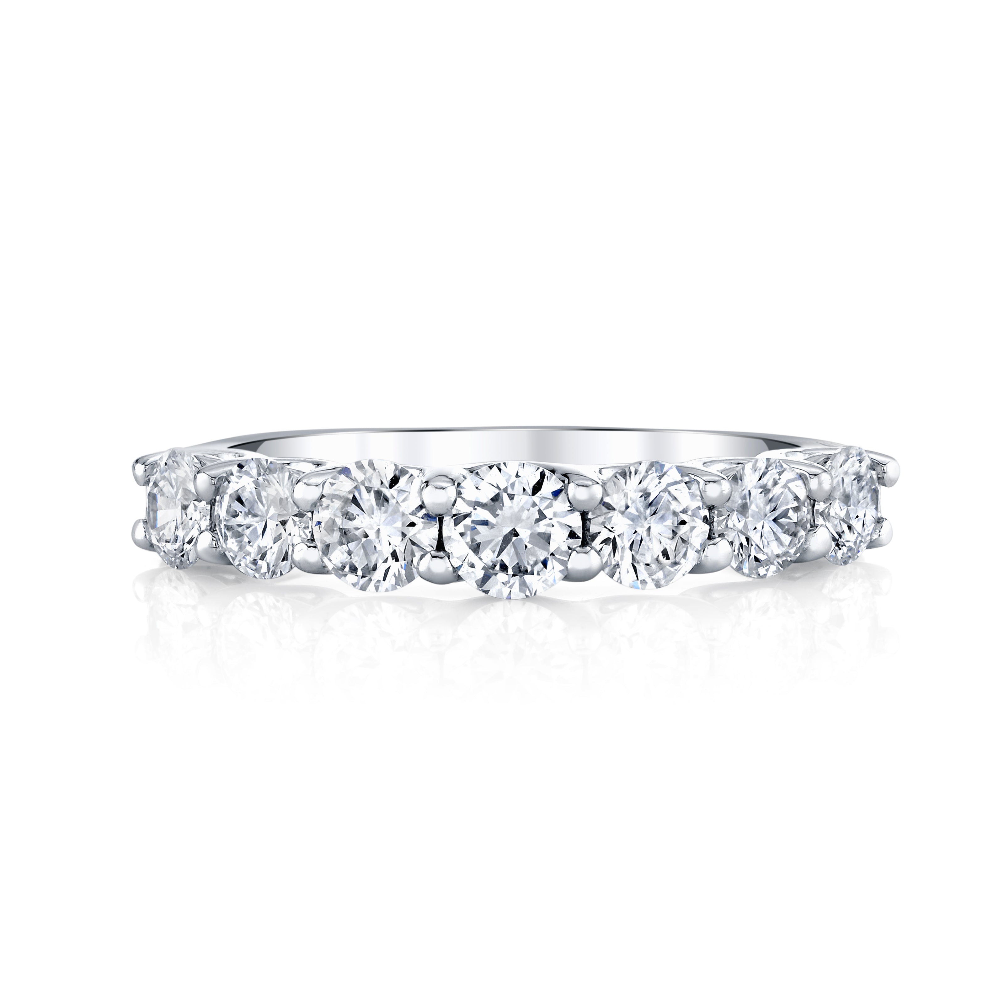 Half Eternity Round Diamond Band