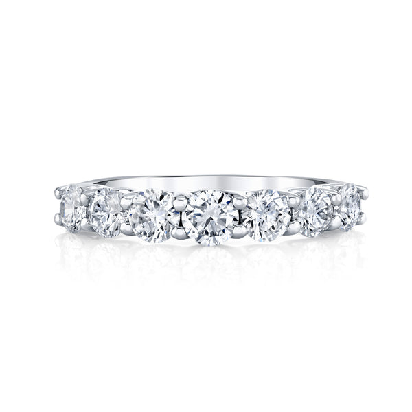 Half Eternity Round Diamond Band