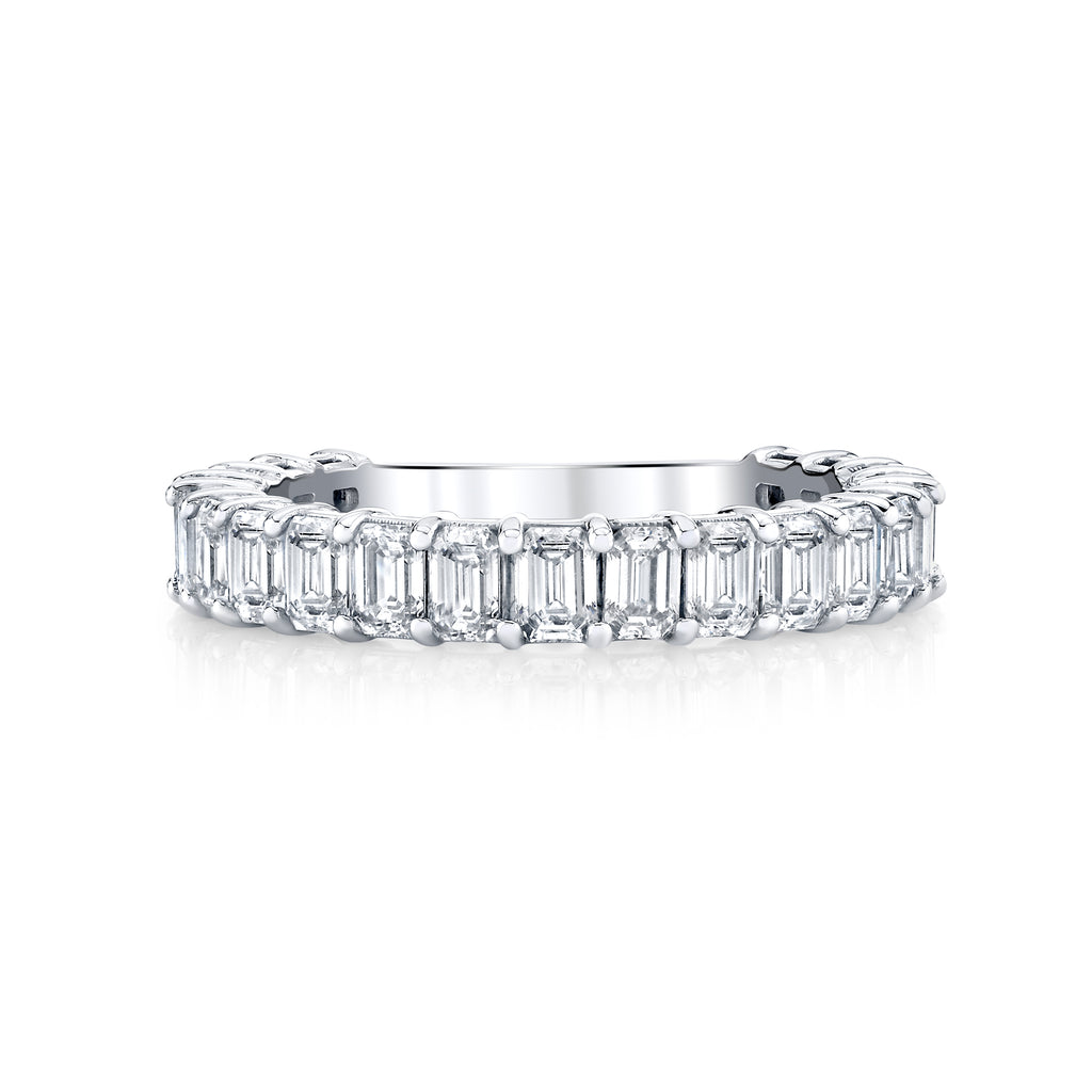 Emerald Cut Diamond Eternity Band