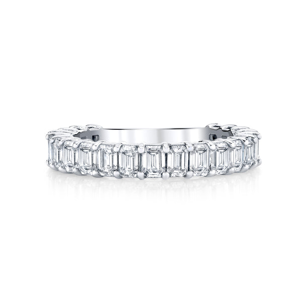 Emerald Cut Diamond Eternity Band