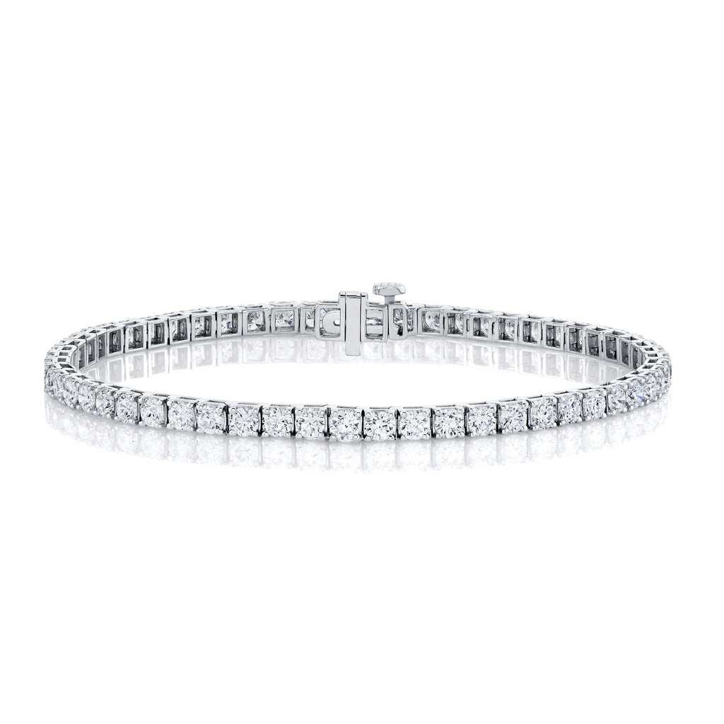 Eternal Round Cut Diamond Tennis Bracelet