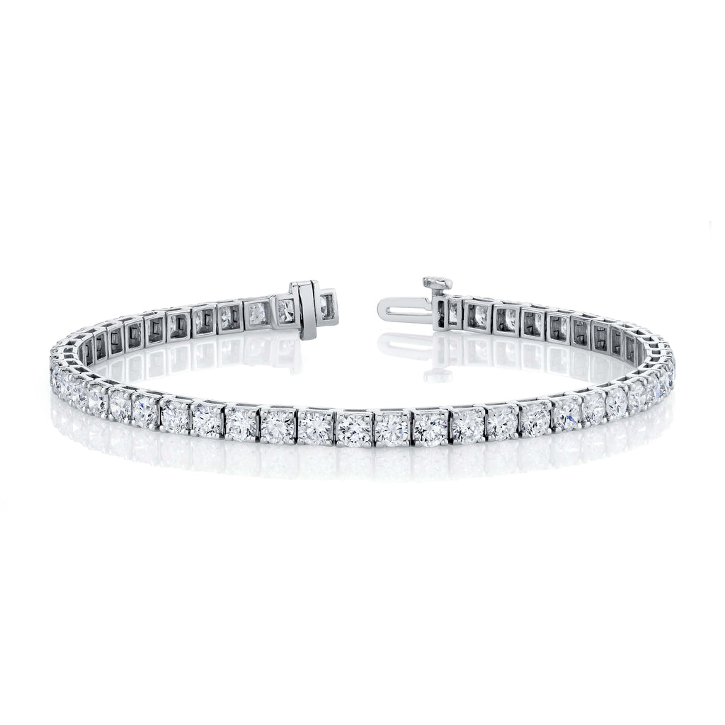 Celestial Glow Round Diamond Tennis Bracelet