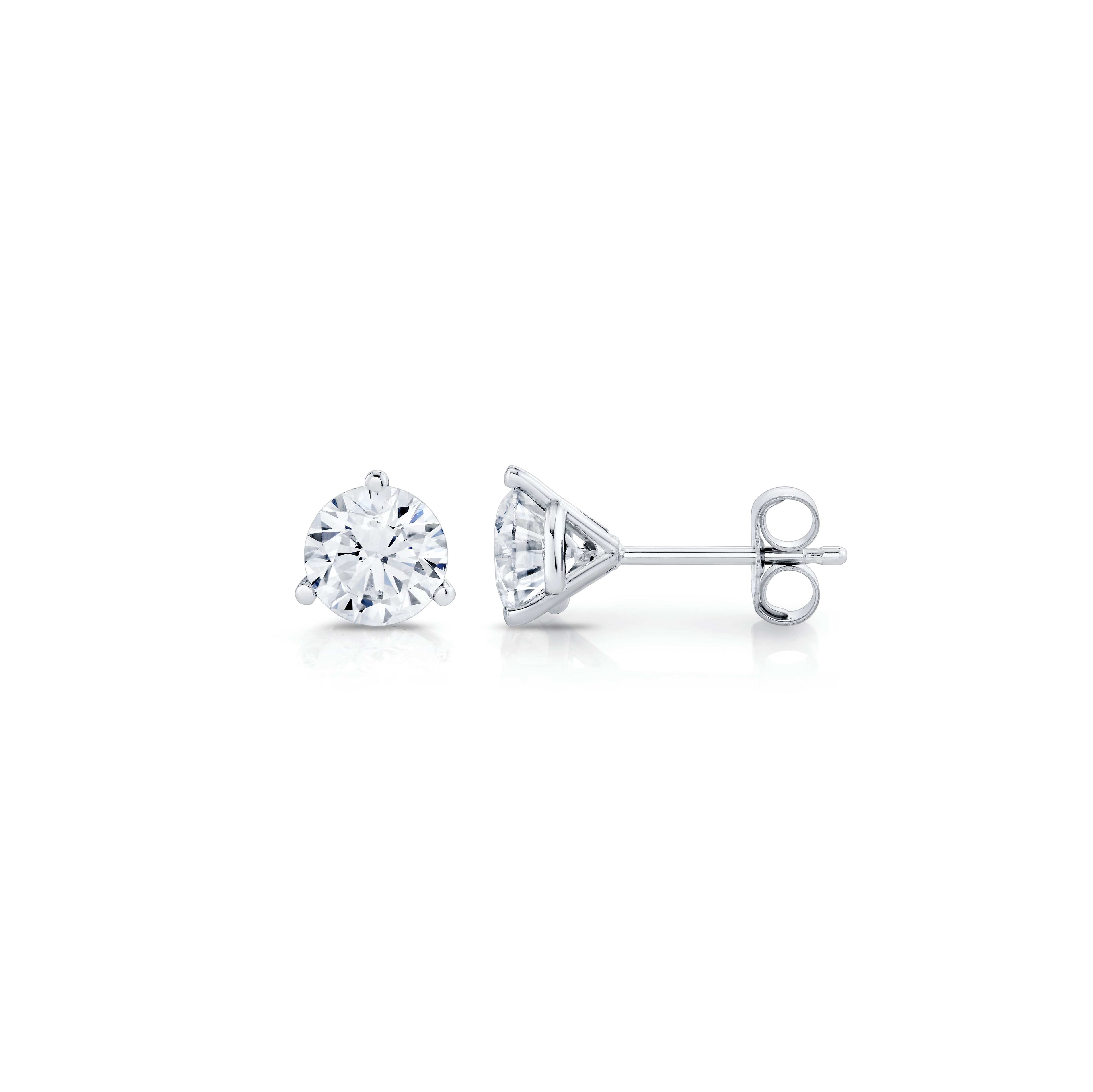 Celestial Sparkle Round Brilliant Diamond Studs