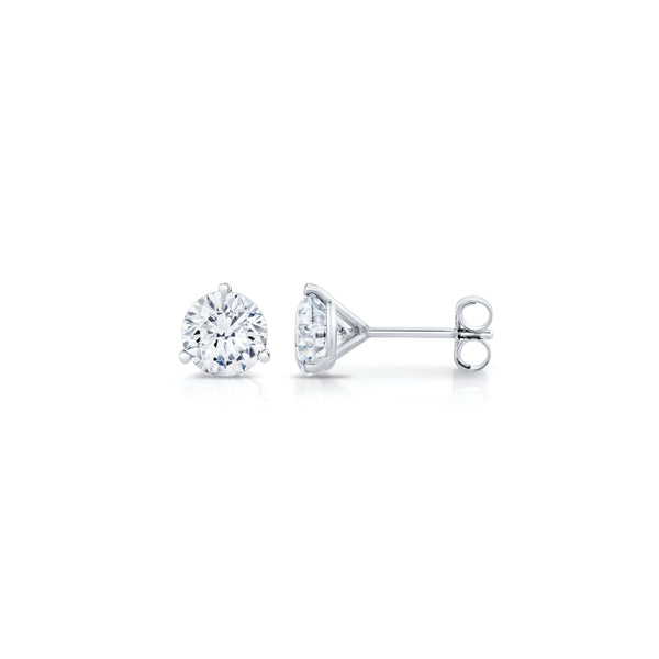 Stellar Scintillation Round Diamond Studs