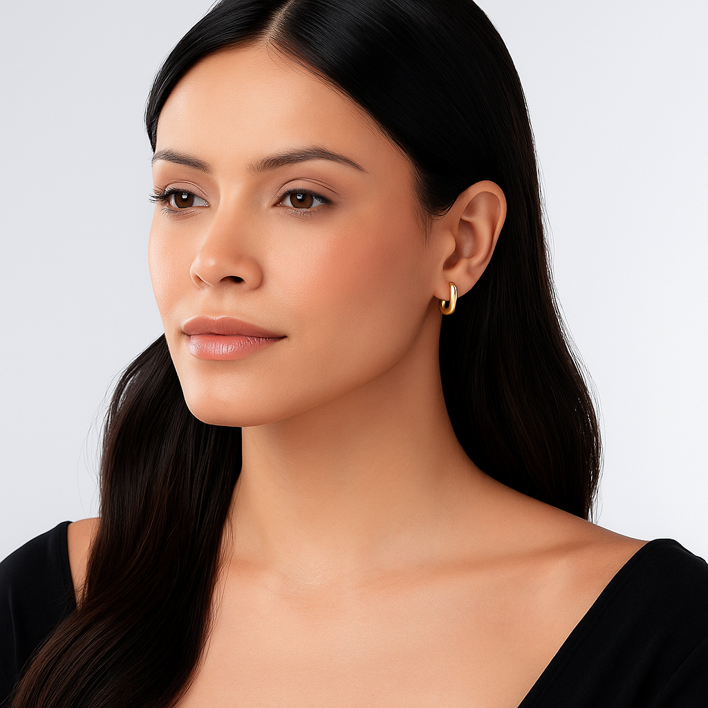 Huggie - Plain Earrings
