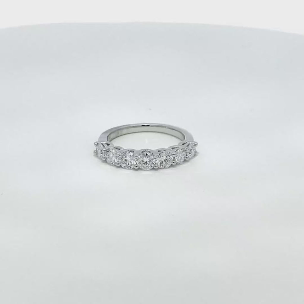 Half Eternity Round Diamond Band